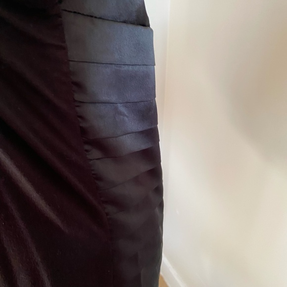 Michel Studio Black Satin Pleated Shiny Detail Holiday Party Camisole Top- Sz-1X - Picture 6 of 12